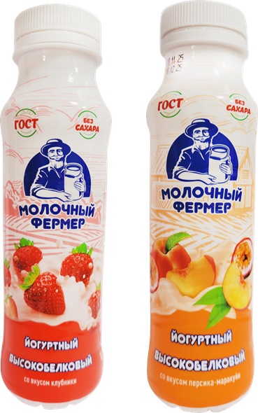 Высокобелковые йогуртные напитки - теперь и 250г