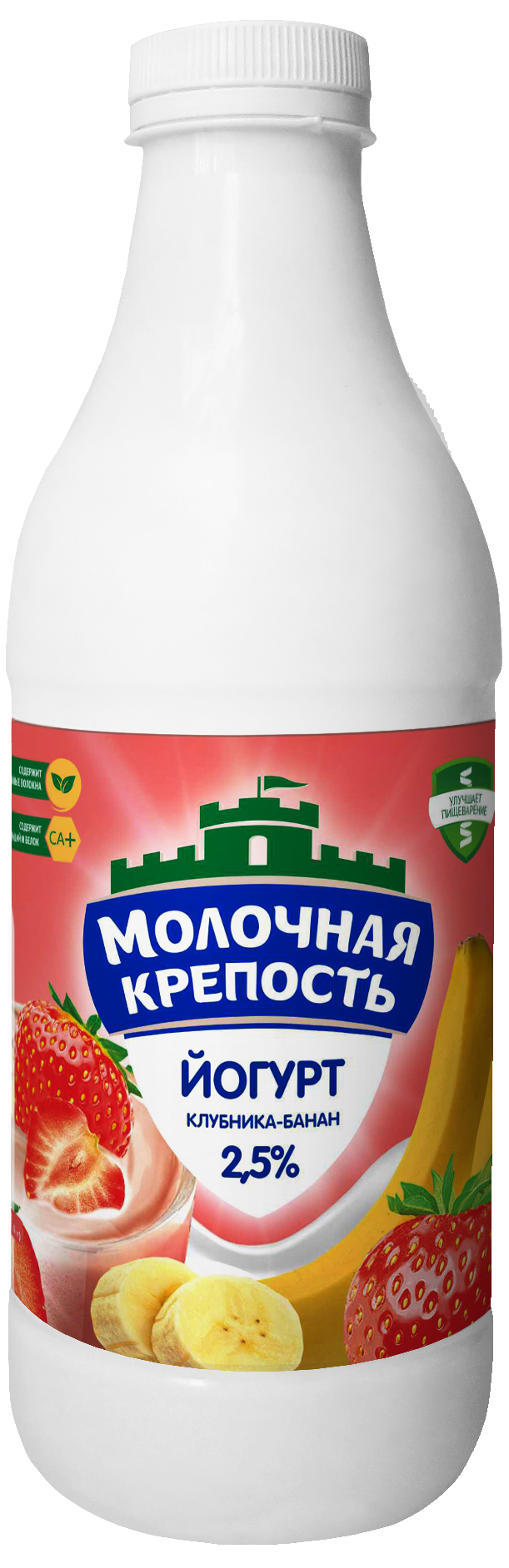 Йогурт МК Клубника-банан 900г