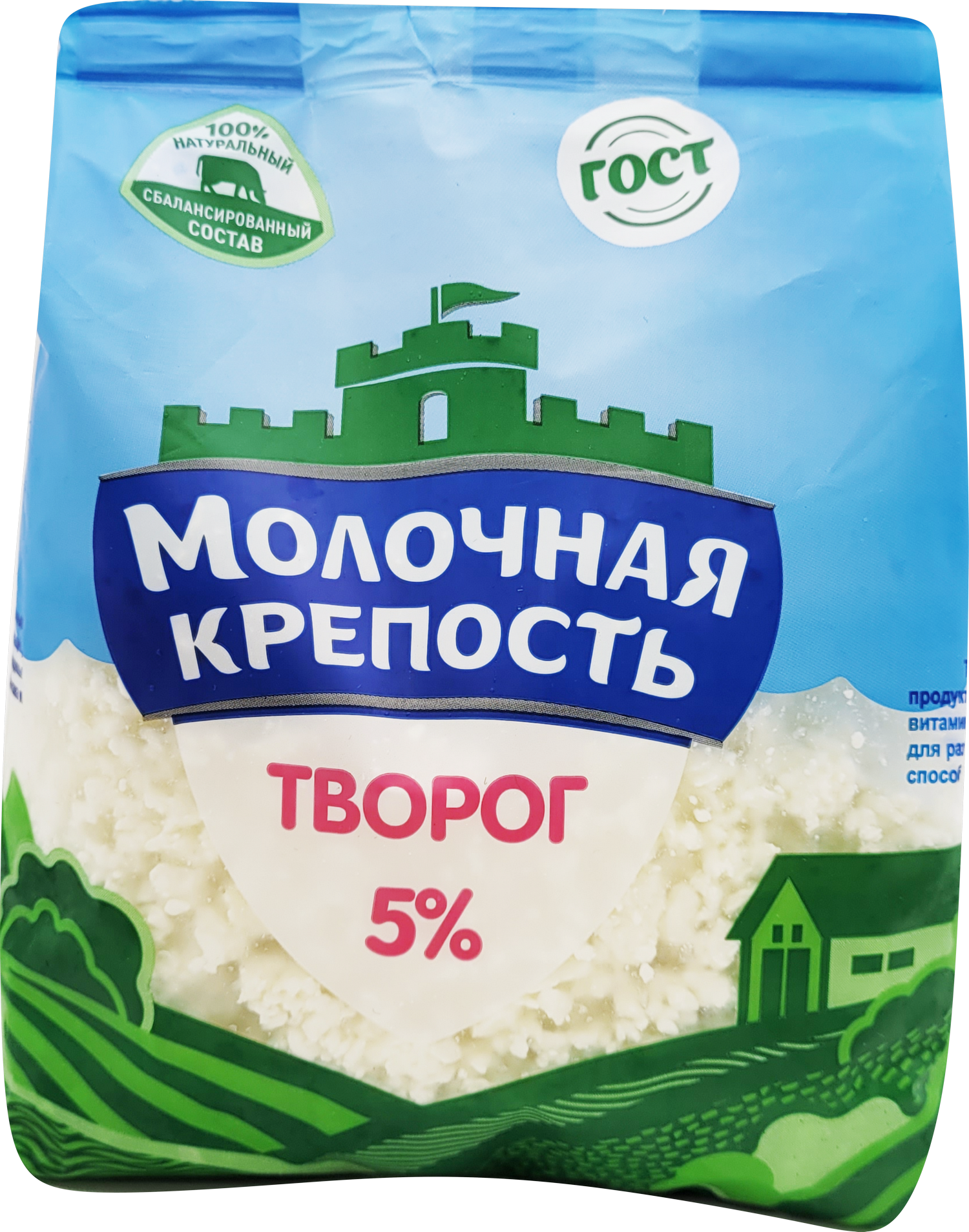 Творог 5% «Молочная Крепость» 400г