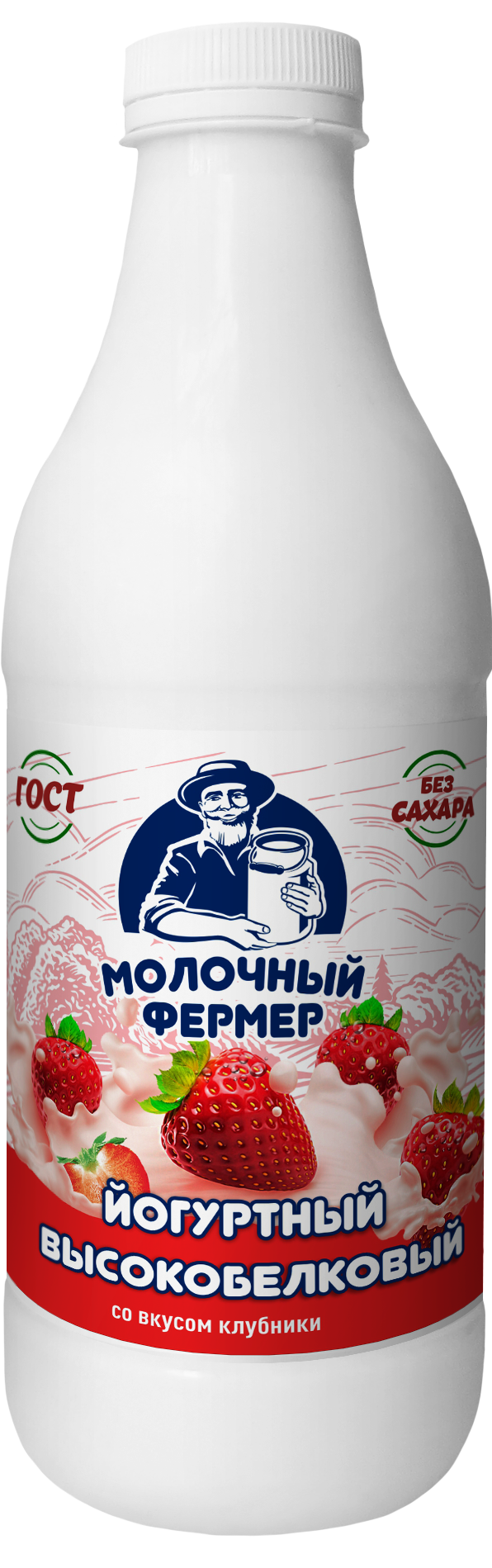 Напиток йогуртный МФ "Клубника" 900г ПЭТ