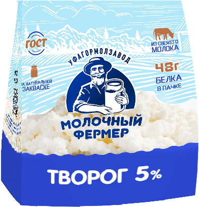 Творог 5% «Молочный фермер» 300г